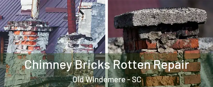 Chimney Bricks Rotten Repair Old Windemere - SC