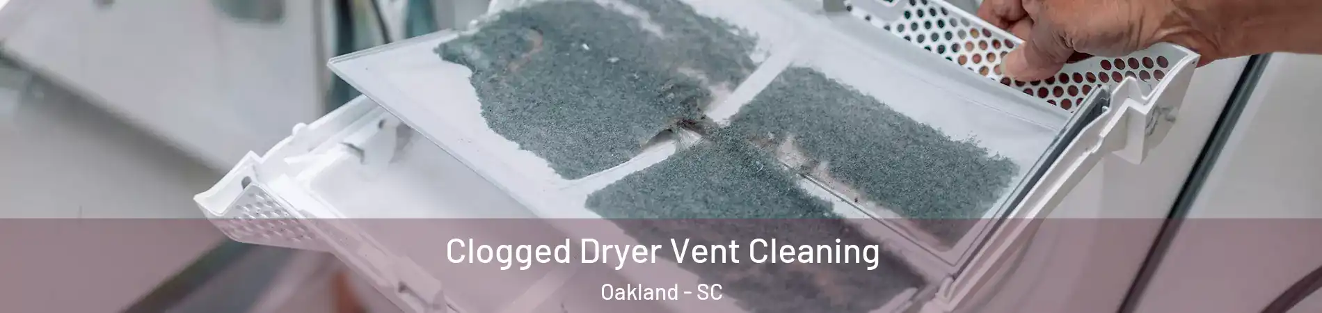 Clogged Dryer Vent Cleaning Oakland - SC