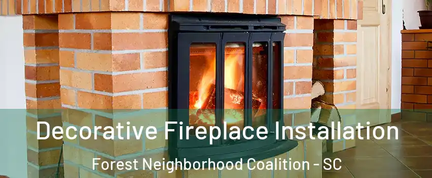Decorative Fireplace Installation Forest Neighborhood Coalition - SC