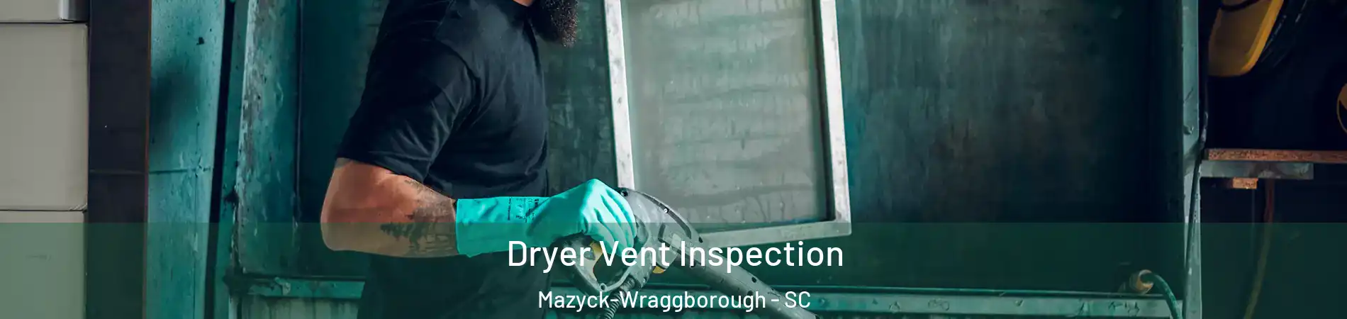 Dryer Vent Inspection Mazyck-Wraggborough - SC
