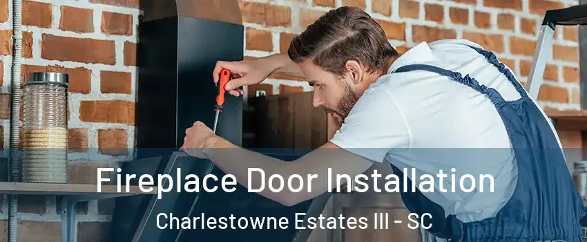 Fireplace Door Installation Charlestowne Estates III - SC