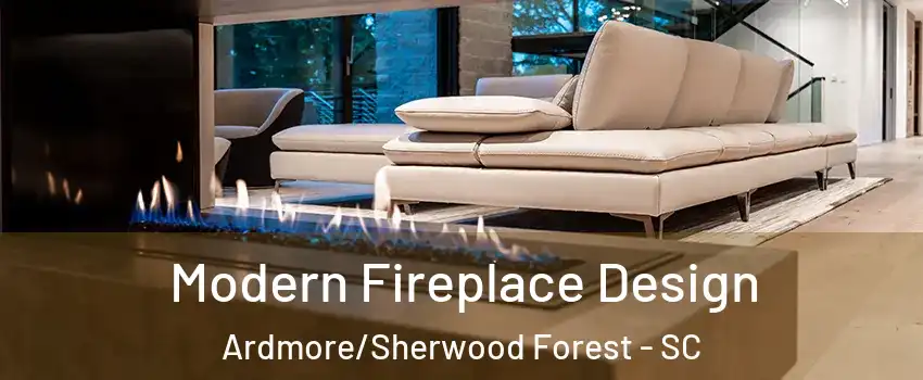 Modern Fireplace Design Ardmore/Sherwood Forest - SC