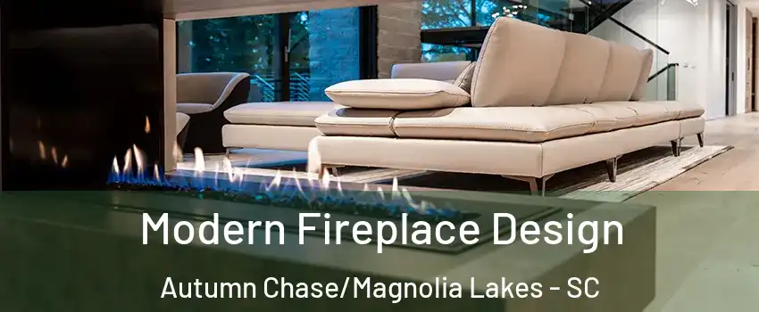 Modern Fireplace Design Autumn Chase/Magnolia Lakes - SC