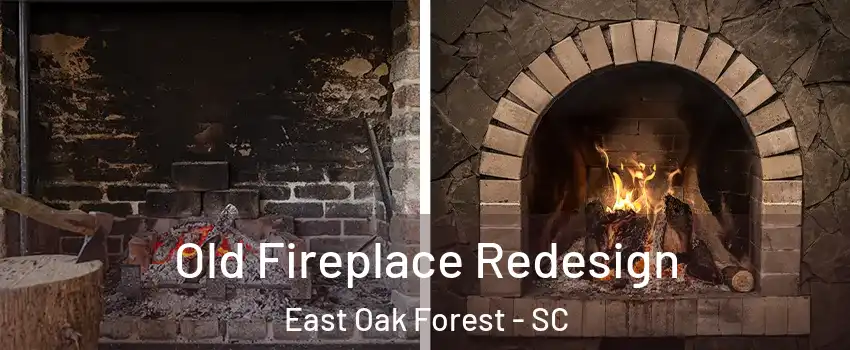 Old Fireplace Redesign East Oak Forest - SC